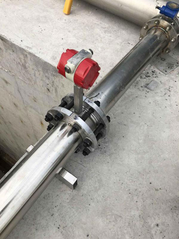 米科渦街流量計現場應用