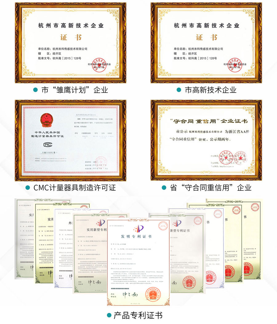 米科榮譽資質 米科榮譽資質