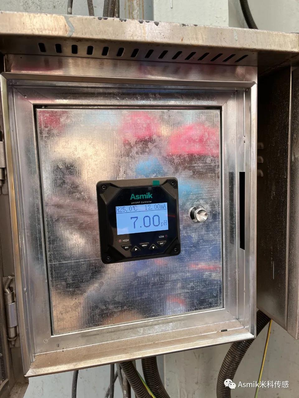 在線pH計現(xiàn)場安裝工況